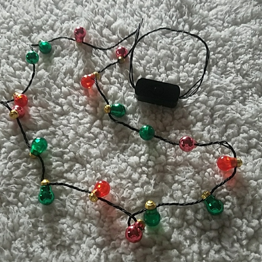 28 inch light bulb 3 setting necklace